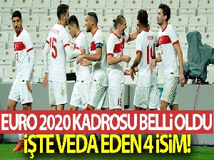 A Milli Takım'ın Euro 2020 kadrosu belli oldu