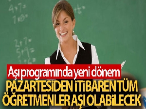 Bakan Koca'dan öğretmenler için aşı açıklaması