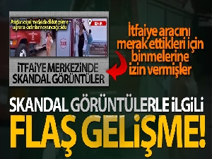 İzmir Büyükşehir itfaiye merkezindeki skandal görüntülerle ilgili flaş gelişme