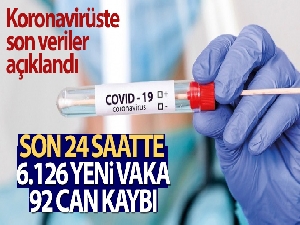 Türkiye'de son 24 saatte 6.126 koronavirüs vakası tespit edildi