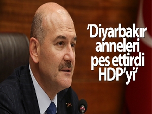 Bakan Soylu: 'Diyarbakır anneleri pes ettirdi HDP'yi'