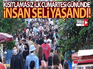 Taksim ve İstiklal Caddesi'nde korkutan yoğunluk