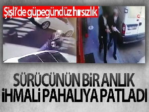 Şişli'de sürücünün bir anlık ihmali pahalıya patladı