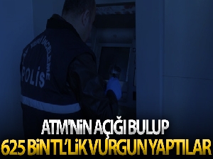 625 bin liralık vurgunu ATM açığıyla yaptılar