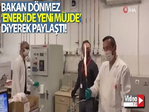 Bakan Dönmez: 'Amasra-1 kuyusundan çıkan doğal gaz mühendislerimizin elinde enerjiye dönüştü'
