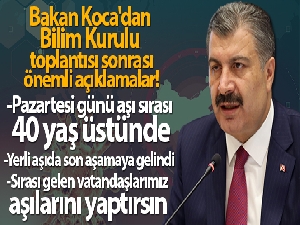 Bakan Koca: 'Çok yakında salgın haberlerinden kurtulacağız'