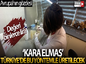 Avrupa'nın gözdesi ‘kara elmas', Türkiye'de bu yöntemle üretilecek