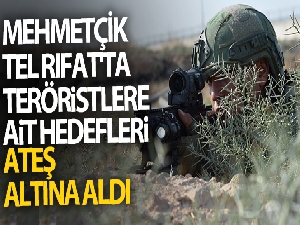 Mehmetçik, Afrin'de hastaneye saldıran terör örgütü PKK/YPG'ye ait hedefleri vurdu