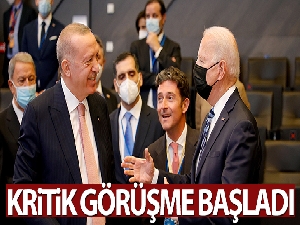 Erdoğan ve Biden ilk kez Brüksel'de bir araya geldi