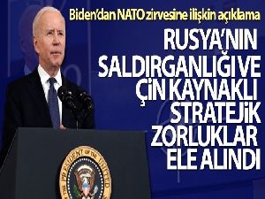 Biden'dan Rusya ve Çin vurgusu
