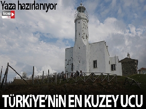 Türkiye'nin en kuzeyindeki deniz feneri yaza gelin gibi hazırlanıyor