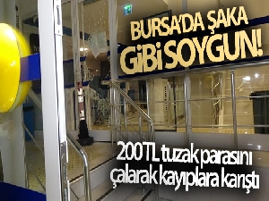Bankayı gece yarısı böyle soydu, aldığı para hayal kırıklığı yaşattı