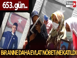 Acılı bir anne daha HDP önündeki evlat nöbetine katıldı