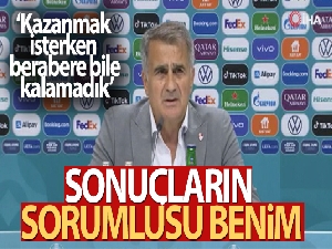 Şenol Güneş: 'Kazanmak isterken berabere bile kalamadık'