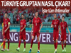 Türkiye gruptan nasıl çıkar? İşte ihtimaller