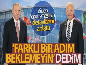 Cumhurbaşkanı Erdoğan, Biden görüşmesinin detaylarını anlattı