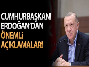 Cumhurbaşkanı Erdoğan: "Yerli aşımız kullanıma hazır hale gelince tüm insanlıkla paylaşacağız"