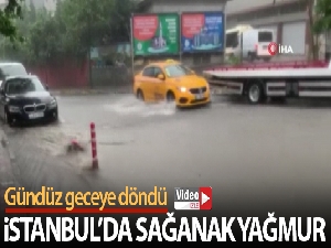 İstanbul'da sağanak yağmur