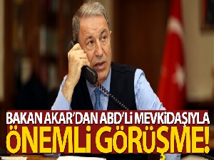 Bakan Akar, ABD'li mevkidaşı ile telefonda görüştü