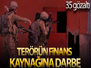 Şırnak'ta terörün finans kaynağına darbe: 35 gözaltı