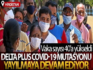 Hindistan'da, Delta Plus Covid-19 mutasyonun vakaları 40'a yükseldi