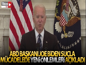 ABD Başkanı Joe Biden suçla mücadelede yeni önlemleri açıkladı