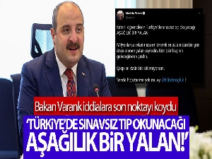 Bakan Varank: 'Katarlı öğrencilerin Türkiye'de sınavsız tıp okuyacağı aşağılık bir yalan'