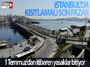 İstanbul'da kısıtlamalı son pazar