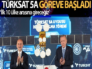 TÜRKSAT 5A göreve başladı