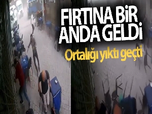Iğdır'da fırtına bir anda geldi, ortalığı yıktı geçti