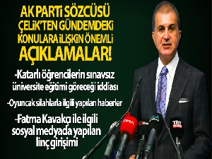 AK Parti Sözcüsü Çelik: 'Hiçbir şey olmamış gibi yalana devam ediyorlar'