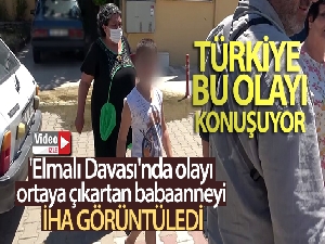 Türkiye'nin konuştuğu babaanne, torunlarını pedagoga götürürken görüntülendi