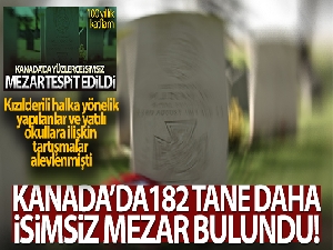 Kanada'da 182 tane daha isimsiz mezar tespit edildi