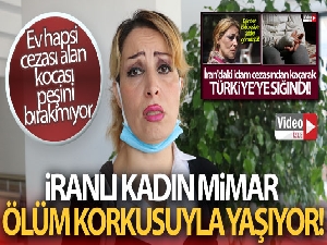 Ev hapsi cezası alan kocası peşini bırakmıyor