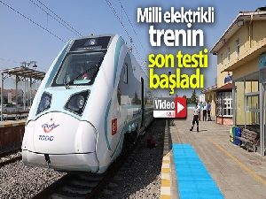 Milli Elektrikli trenin son testi Cumhurbaşkanı Erdoğan ve Bakan Karaismailoğlu'nun startıyla gerçekleşti