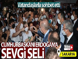 Cumhurbaşkanı Erdoğan'a sevgi seli