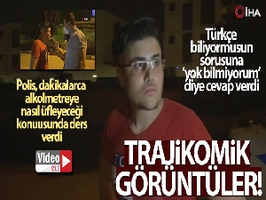 Dakikalarca alkolmetre dersi verdiler