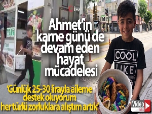 Türkmen Ahmet'in karne günü de devam eden hayat mücadelesi