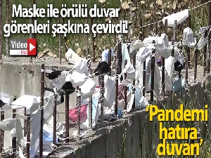 Arnavutköy'de pandemi hatıra duvarı