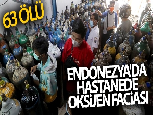Endonezya'da hastanede oksijen faciası: 63 ölü