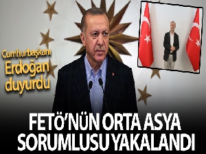 Cumhurbaşkanı Erdoğan: "FETÖ'nün Orta Asya sorumlusu Türkiye'ye getirildi"