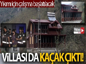 ‘Tosuncuk'un memleketine yaptırdığı villanın kaçak olduğu ortaya çıktı