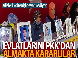 Evlat nöbetindeki aileler, evlatlarını PKK'dan almakta kararlı