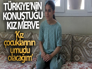Şanlıurfalı 13 yaşındaki hentbolcu Merve Akpınar duygularını anlattı