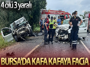 Katliam gibi kaza: 4 ölü, biri ağır 5 yaralı