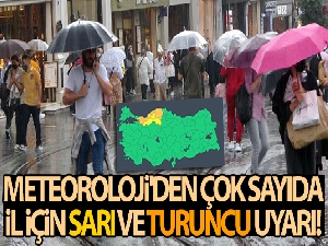 Meteoroloji'den çok sayıda il için sarı ve turuncu uyarı! 7 Temmuz yurtta hava durumu