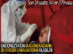 Endonezya'da günlük vaka sayısında yeni rekor