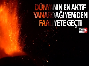 Etna Yanardağı yeniden faaliyete geçti