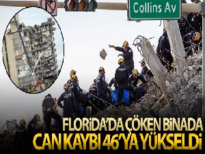 Florida'da çöken binada can kaybı 46'ya yükseldi