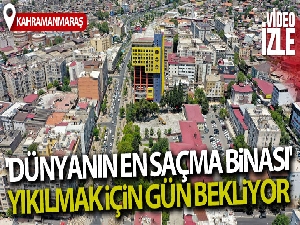 Şehir meydanı için eski adliye binası yıkıldı, sıra 'dünyanın en saçma binası'nda